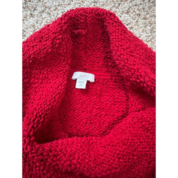 J. JILL Red turtle neck knit sweater size SP/Small Petite - Picture 8 of 10
